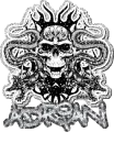 adrian glitter skull