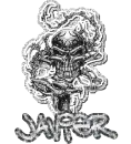 javier glitter skull