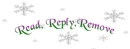 read reply remove