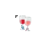 New Year Two Wine Glass