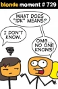 Blonde Moment