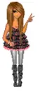 Girl Doll Pink Dress