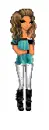 Girl Doll Blue T-Shirt