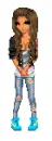 Girl Doll Black Leather Jacket