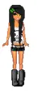 Girl Doll Panda Bear Tank
