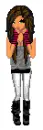 Girl Doll Grey and Black Tank