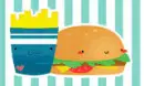 Burger and Fries