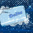 Happy holidays from Delia