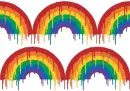 Dripping Rainbows Background