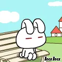 bunny eating its hand!!