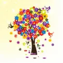 Colorful tree