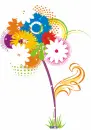 Colorful flower
