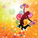 Colorful jump
