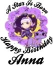 Happy Birthday - Anna - august - bir