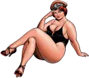 bbw pinup