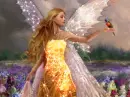 fairy with the parrot