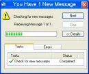 You have a new message
