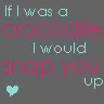crocodile.