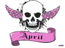 april light pink skull