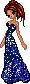 Blue Starry Dress