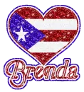 PRFLAGHEART/BRENDA