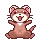 happy ferret.