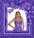 Woman in the picture frame