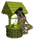 Woman at Fountain