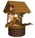 Woman at Fountain
