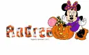 Minnie Mouse with Pumpkin - Andrea