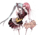 Hatsune Miku and Megurine Luka