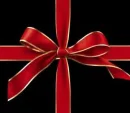 Red Bow Background