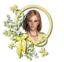 Woman in the picture frame