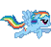 rainbow dash flyzoom pixpony