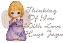 angel thinking of you with love- Jaya