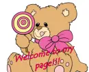 Welcome to my page cute teddy