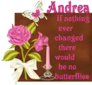Btterfly saying-Andrea