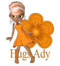 Woman stands on flowers