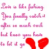 Love is like fishing