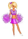 Purple Cheerleading