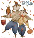 Happy Fall Scarecrows - Rita