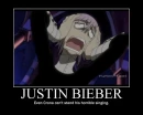 Crona doesn't like Justin Bebier