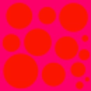 fucsia rojo dots