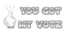 you got my vote