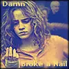 broke nail