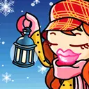 cute kawaii girl with pink lips <3