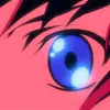 Red and blue eye