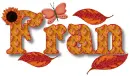 name with leaves-Fran