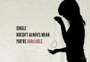 single....doesnt mean aviable 