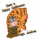 Eeyore - Happy Halloween- Andrea
